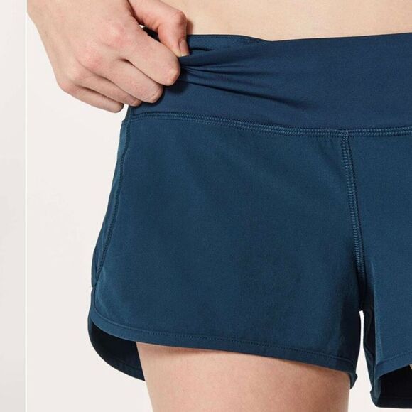Lululemon Speed Short 4 Way Stretch Jaded Size 8 - Picture 4 of 10